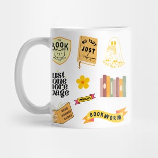 Yellow Bookish Pack Mug